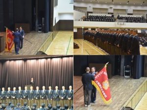 第９６回選抜高等学校野球大会　選抜旗授与式