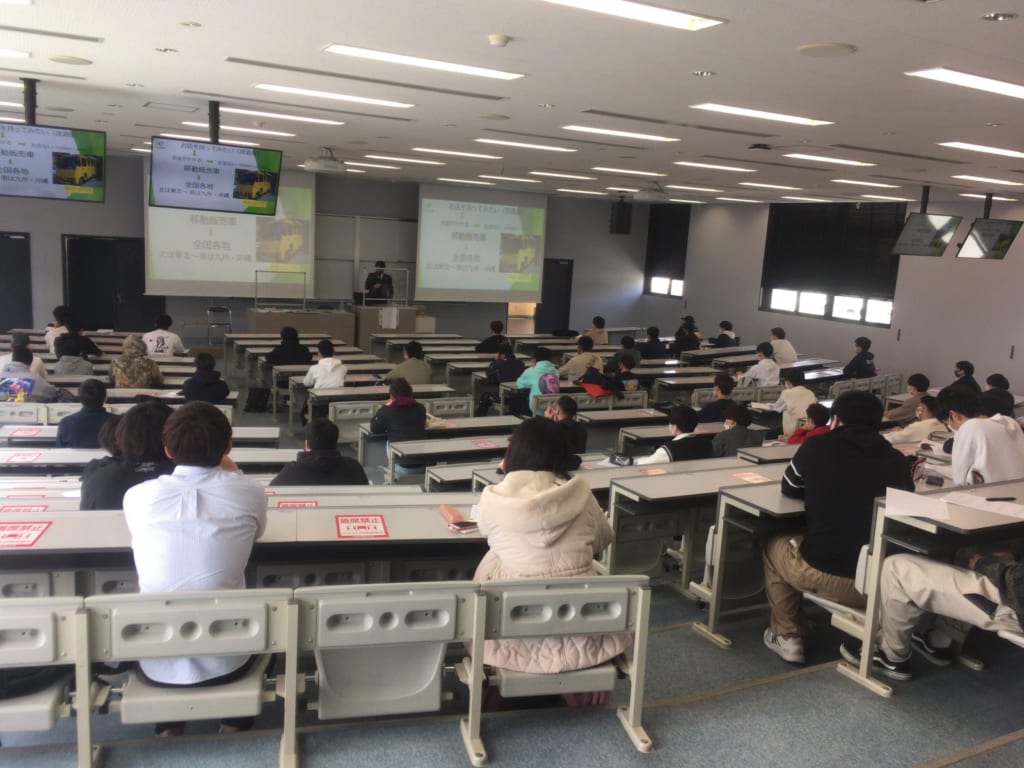 株式会社エースケータリング宮本様による講演会 | 経営学部 商学科 | 大阪産業大学