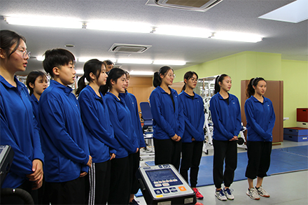 上海外国語大学女子バレーボール部スポーツ交流