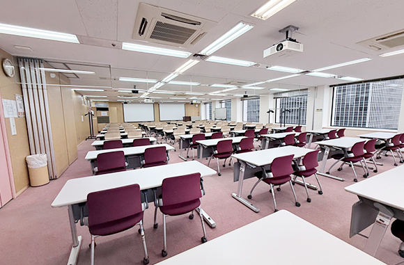 レクチャールームＡ・Ｂ同時使用時